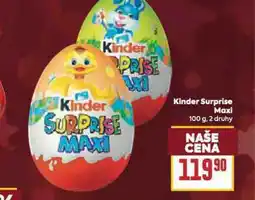 Billa Kinder surprise maxi nabídka