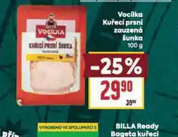 Billa Kuřecí prsní zauzená šunka nabídka