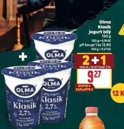 Billa Olma klasik jogurt bílý nabídka