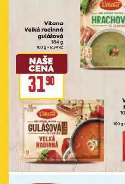 Billa Vitana velká rodinná gulášová nabídka