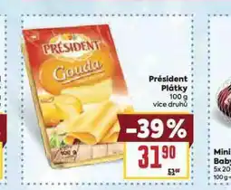 Billa Président plátky nabídka