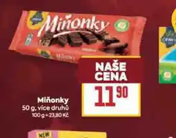 Billa Miňonky nabídka