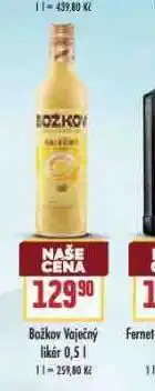 Billa Božkov vaječný likér nabídka