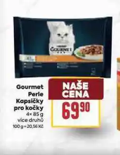 Billa Gourmet perle kapsičky pro kočky nabídka
