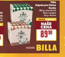 Billa Tira kapsle pro dolce gusto nabídka