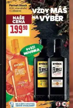 Billa Fernet stock nabídka