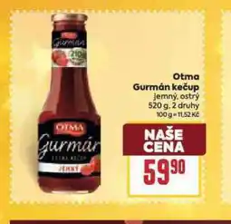 Billa Otma gurmán kečup nabídka