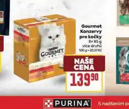 Billa Gourmet konzervy pro kočky nabídka