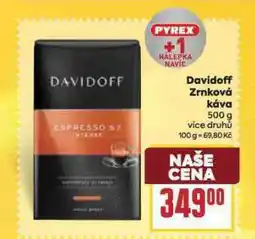 Billa Davidoff zrnková káva nabídka