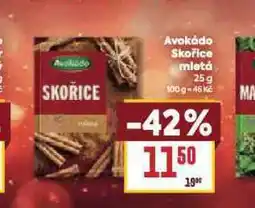 Billa Avokádo skořice mletá nabídka