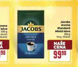 Billa Jacobs aroma standard mletá káva nabídka