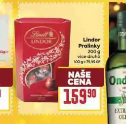 Billa Lindor pralinky nabídka