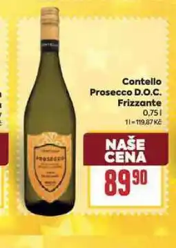 Billa Contello prosecco d.o.c. frizzante nabídka