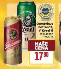 Billa Pivo velkopopovický kozel 11 nabídka