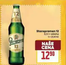Billa Pivo staropramen 12 nabídka