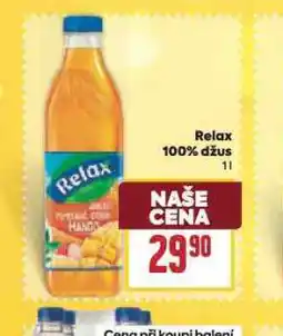 Billa Relax 100% džus nabídka