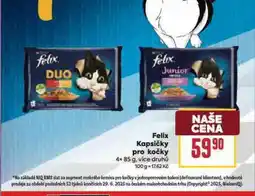 Billa Felix kapsičky pro kočky nabídka