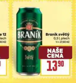 Billa Pivo braník nabídka