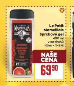 Billa Le petit marseillais sprchový gel nabídka