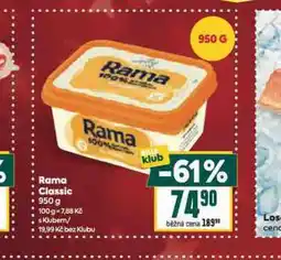 Billa Rama classic nabídka