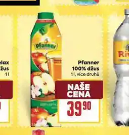 Billa Pfanner 100% džus nabídka