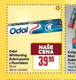 Billa Dol whitening zubní pasta nabídka