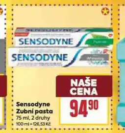 Billa Sensodyne zubní pasta nabídka