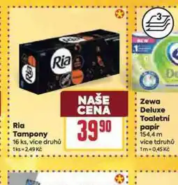Billa Ria tampony nabídka