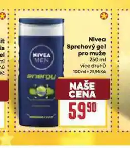 Billa Nivea sprchový gel nabídka