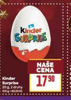 Billa Kinder surprise nabídka