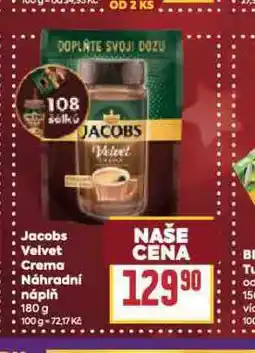 Billa Jacobs velvet crema náhradní náplň nabídka