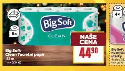 Billa Big soft clean toaletní papír nabídka