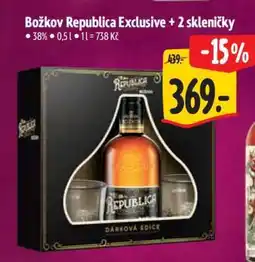 Albert Božkov Republica Exclusive + 2 skleničky nabídka
