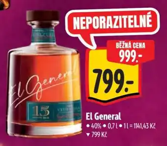 Albert EL GENERAL nabídka