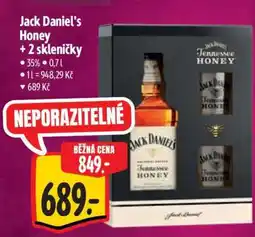 Albert Jack Daniel’s Honey + 2 skleničky nabídka