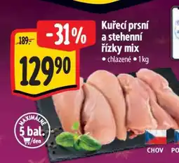 Albert Kuřecí prsní a stehenní řízky MIX nabídka