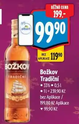 Albert Božkov Tradiční nabídka