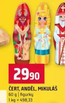 Terno ČERT, ANDĚL, MIKULÁŠ 60 g figurky nabídka