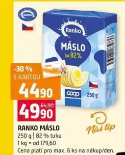 Terno RANKO MÁSLO 250 g 82% tuku nabídka