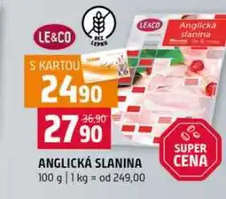 Terno Anglická slanina 100g nabídka