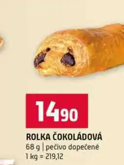 Terno ROLKA ČOKOLÁDOVÁ 68 g pečivo dopečené nabídka