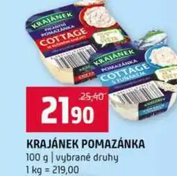 Terno KRAJÁNEK POMAZÁNKA 100 g vybrané druhy nabídka