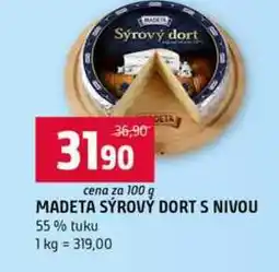 Terno MADETA SÝROVÝ DORT S NIVOU 55% tuku 100g nabídka