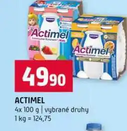 Terno Actimel 4x 100 g vybrané druhy nabídka