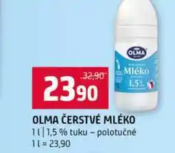 Terno OLMA ČERSTVÉ MLÉKO 1l 1,5% tuku polotučné nabídka