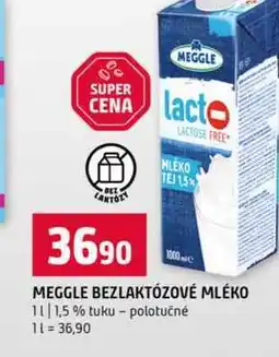 Terno MEGGLE BEZLAKTÓZOVÉ MLÉKO 1l 1,5 % tuku polotučné nabídka