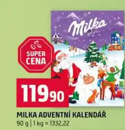 Terno MILKA ADVENTNÍ KALENDÁŘ 90 g nabídka