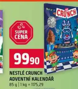 Terno NESTLÉ CRUNCH ADVENTNÍ KALENDÁŘ 85 g nabídka