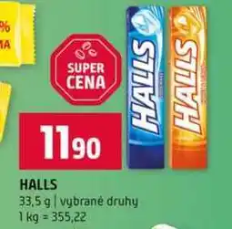 Terno HALLS 33,5 g vybrané druhy nabídka