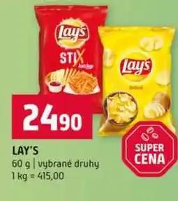 Terno Lay's 60 g vybrané druhy nabídka